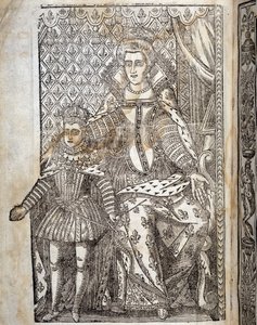 Retrato de Luís XIII criança e Maria de Médicis. de Unknown artist