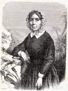 Retrato de Madame Ida Pfeiffer (1798-1858), viajante austríaca. de Unknown artist