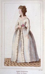 Retrato de Maria Antonieta (1755-1793) Gravado em 1830 de Unknown artist