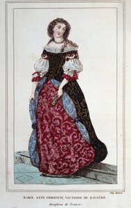 Retrato de Maria - Ana - Christine da Baviera. Munique de Unknown artist