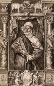 Retrato de Muley Hazen (rei mouro), Rei das Dunas despojado do seu reino e restaurado pelo Imperador Carlos V, Tunísia 1535. de Unknown artist