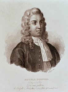 Retrato de Niccola Porpora (gravura de Unknown artist