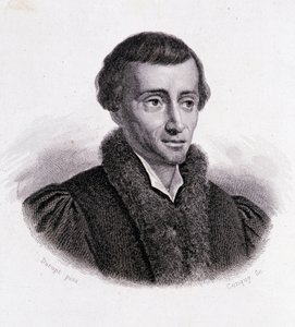 Retrato de Nicolas Copérnico (Nicolaus Copérnico de Unknown artist