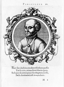 Retrato de Philipp Aureolus Theophrastus Bombastus von Hohenheim Paracelsus de Unknown artist