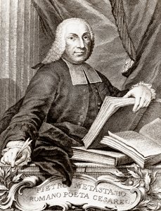 Retrato de Pietro Trapassi, chamado Pietro Metastasio (Metastase) (1698-1782) Poeta e libretista italiano de Unknown artist