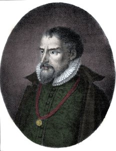 Retrato de Roland de Lassus (Orlandus ou Orlando di Lasso, cerca de 1531-1594), compositor franco-flamengo. de Unknown artist