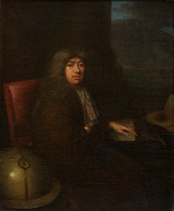 Retrato de Samuel Pepys Circa 1673, Artista Desconhecido (pintura) de Unknown artist