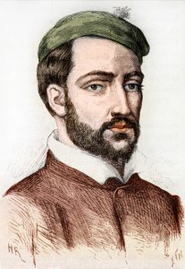 Retrato de Theodore Gericault, pintor francês (1791 - 1824) - em "L