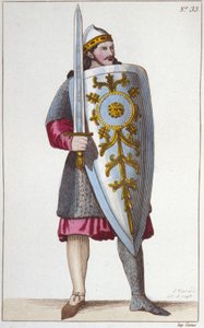 Retrato do Paladino Roland, sobrinho de Carlos Magno. de Unknown artist