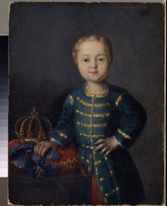 Retrato do Czar da Rússia Ivan VI Antonovich de Unknown artist