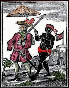 Retrato do pirata Henry Every (gravura) de Unknown artist