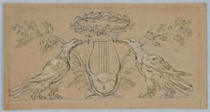 Projeto para a Decoração de um Painel Oblongo de Unknown artist