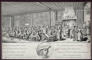 Ramponaux tavern Este cabaré popular foi fundado por Jean Ramponaux (Ramponneau ou Ramponeau de Unknown artist
