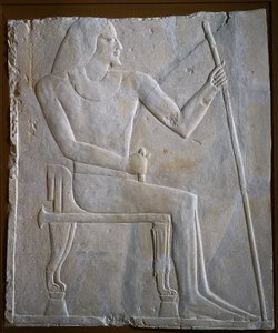 Alívio de Nyankhnesut sentado de Unknown artist