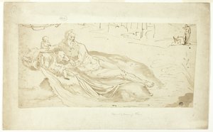 Rio Tibre, com Rómulo e Remo de Unknown artist