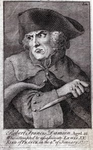 Robert Francois Damiens (Robert-Francois Damier) de Unknown artist