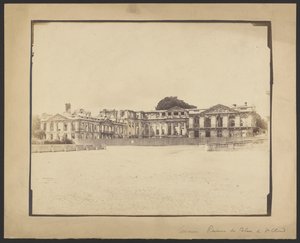 [Ruínas do Castelo de Saint-Cloud] de Unknown artist