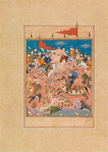 Rustam Confronta Ashkabus de Unknown artist