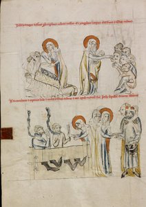 Santa Edviges Cuidando dos Doentes; Santa Edviges Cuidando dos Presos de Unknown artist