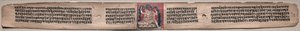 Samantabhadra Spinning Clouds of Things: Fólio 22 (reto), de um Gandavyuha-sutra (Escritura da Matriz Suprema): de Unknown artist