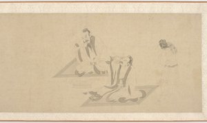 Cenas da vida de Tao Yuanming (parte 1) de Unknown artist