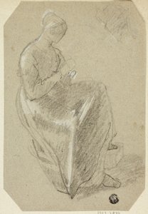 Mulher sentada de Unknown artist