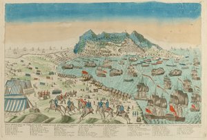 Cerco a Gibraltar, 1782 de Unknown