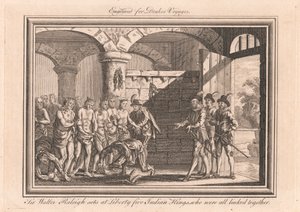 Sir Walter Raleigh encontra-se em Liberty Five Indian Kings, que estavam todos ligados entre si de Unknown artist