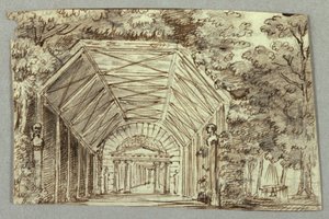 Cenário, Pavilhão do Jardim de Unknown artist