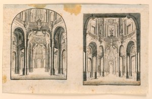 Cenário: Interior dos Salões do Palácio de Unknown artist