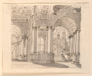 Cenário, Interior do Palácio de Unknown artist