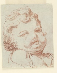 Estudo da cabeça da criança de Unknown artist