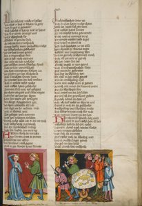 Tamar queixa-se a Absalão; Absalão ordena a morte de Amnon de Unknown artist