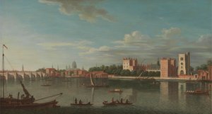 Tâmisa no Palácio de Lambeth de Unknown artist
