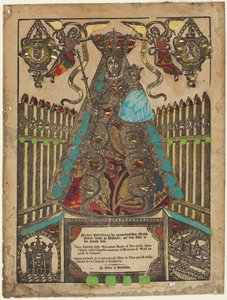 A Adoração da Madona de Einsiedeln de Unknown artist
