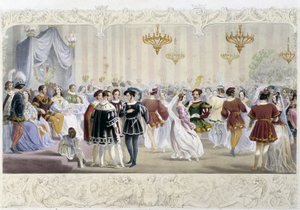 The Ball at the Court - in "Knight of England", de J. Whatman, Ed. T. M