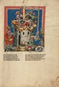 A construção da Torre de Babel de Unknown artist