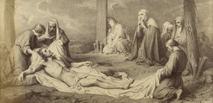 [O Depósito da Cruz de Paul Delaroche] de Unknown artist