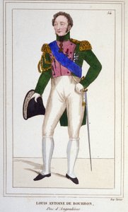 O Duque de Angouleme Louis Antoine (Louis-Antoine) d