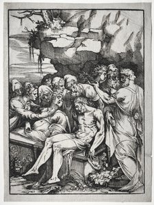 O sepultamento de Unknown artist