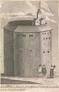 The Globe on Bank Side where Shakespeare Acted (publicado b J. Serrell); página 10 (Volume Dois) de Unknown artist