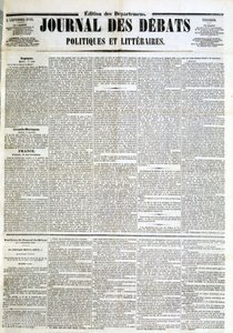 O Diário de Debates de 05/09/1845 de Unknown artist