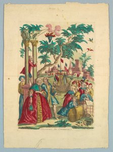 A abertura do comércio de Unknown artist