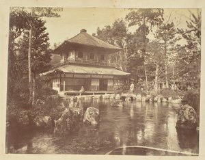 [O Pavilhão de Prata no Templo Jion-ji] de Unknown artist
