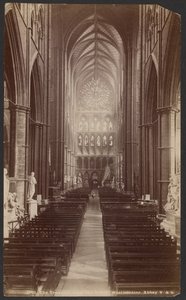 O Transepto, a partir do Norte, Abadia de Westminster de Unknown artist