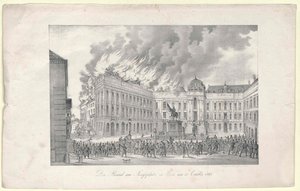 O incêndio na Praça Joseph