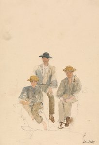 Três Homens (Janeiro 31/68) de Unknown artist