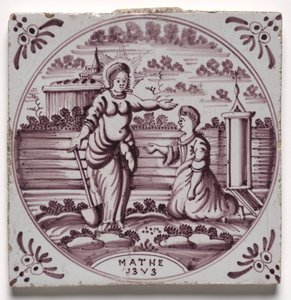 Azulejo - Cena do Antigo Testamento de Unknown artist