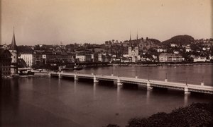 Sem título (Ponte com a Cidade à Distância) de Unknown artist