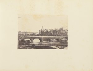 Vista da Pont des Arts em Paris de Unknown artist